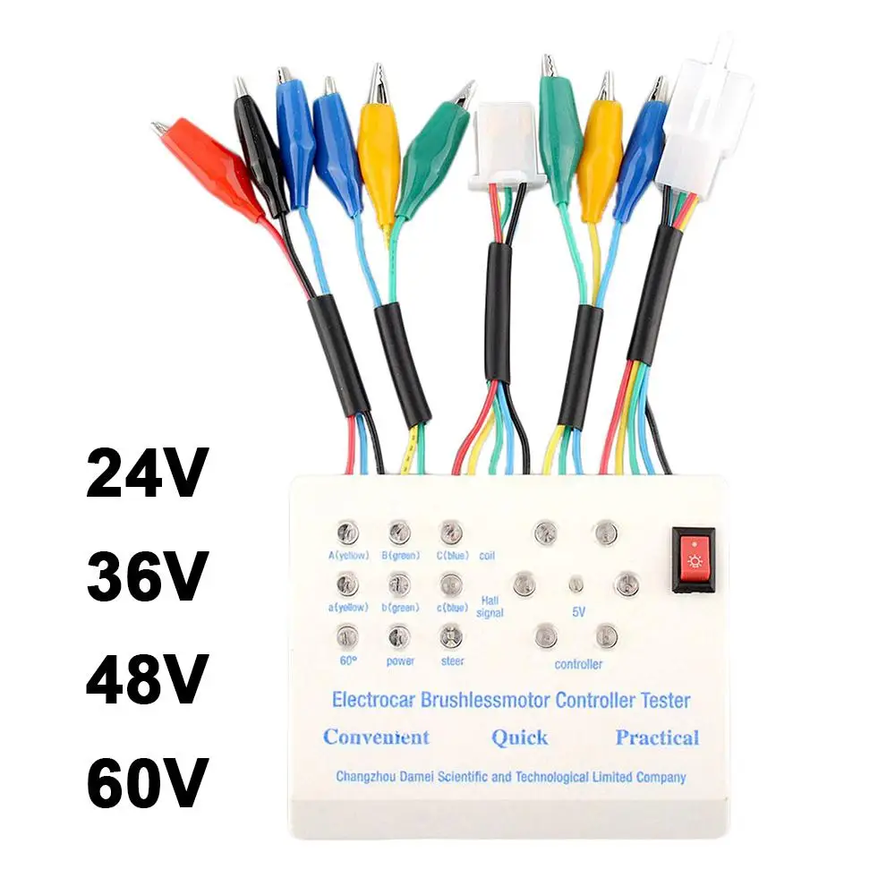 

Vehemo Electro Brushlessmotor Controller Tester Tools Digital Tester Universal Scooter Motor Tester Car Portable Vehicle