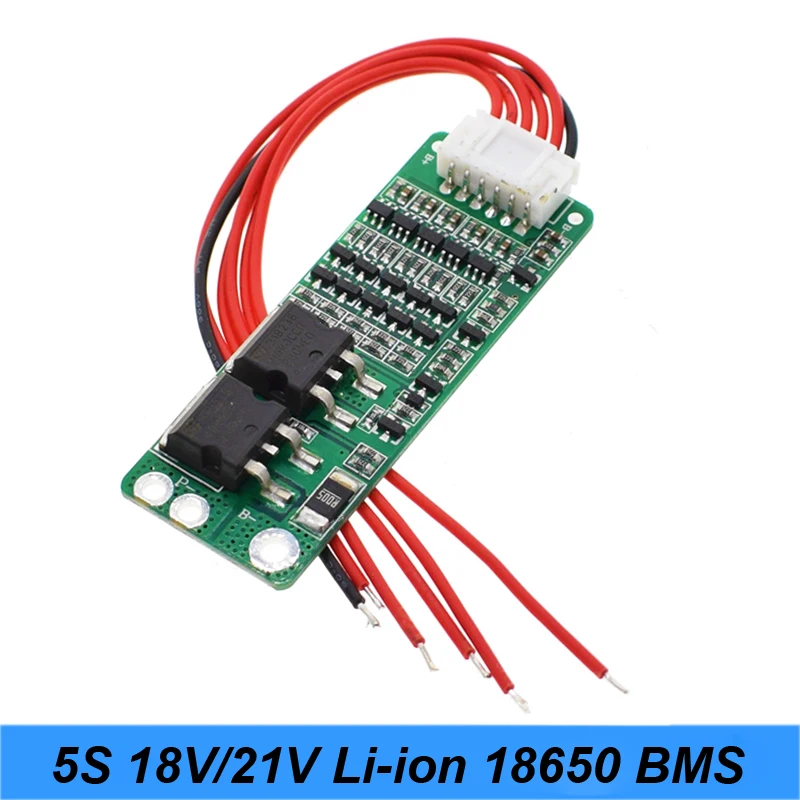 

High quality NEW 5S 15A Lithium Battery BMS 18650 battery screwdriver Charger Protection Board 18V 21V Cell Protection Circuit