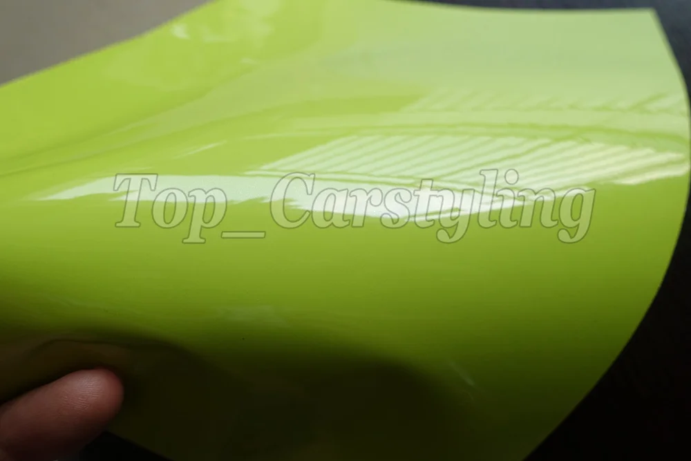 pale green glossy 3 layers car wrapping roof bonet 3M ARLON FOIL (2)