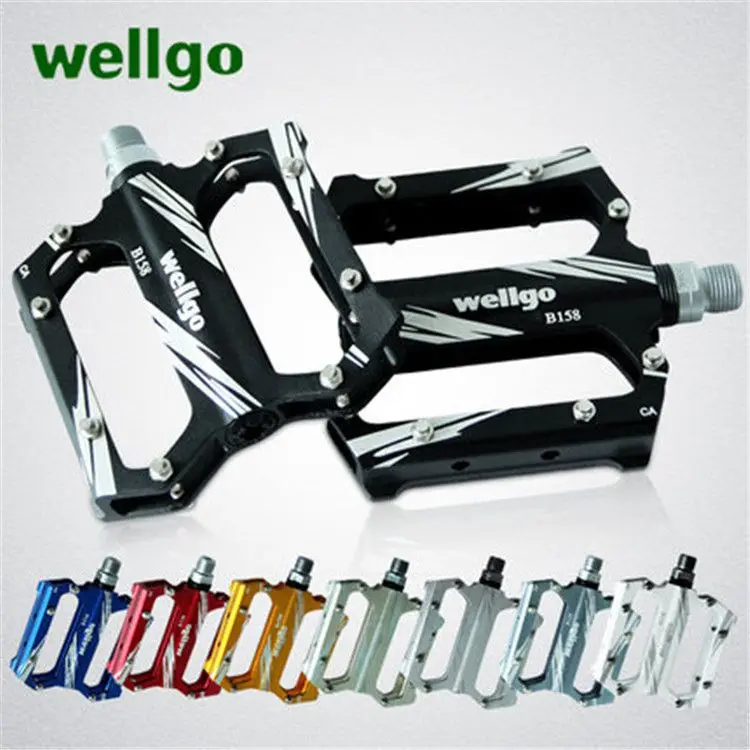 WELLGO B158 pedal road bicycle Mountain bike pedal Aluminum Anti skid