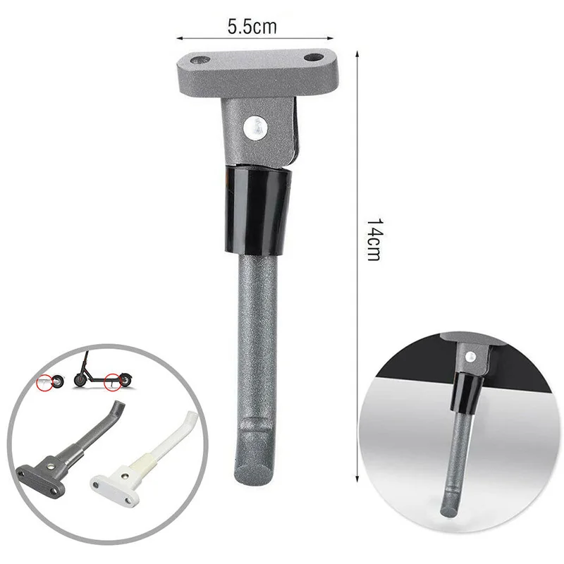Aluminum Alloy Parking Stand Bracket Accessories For M365 Scooter Skateboard Cycling Black