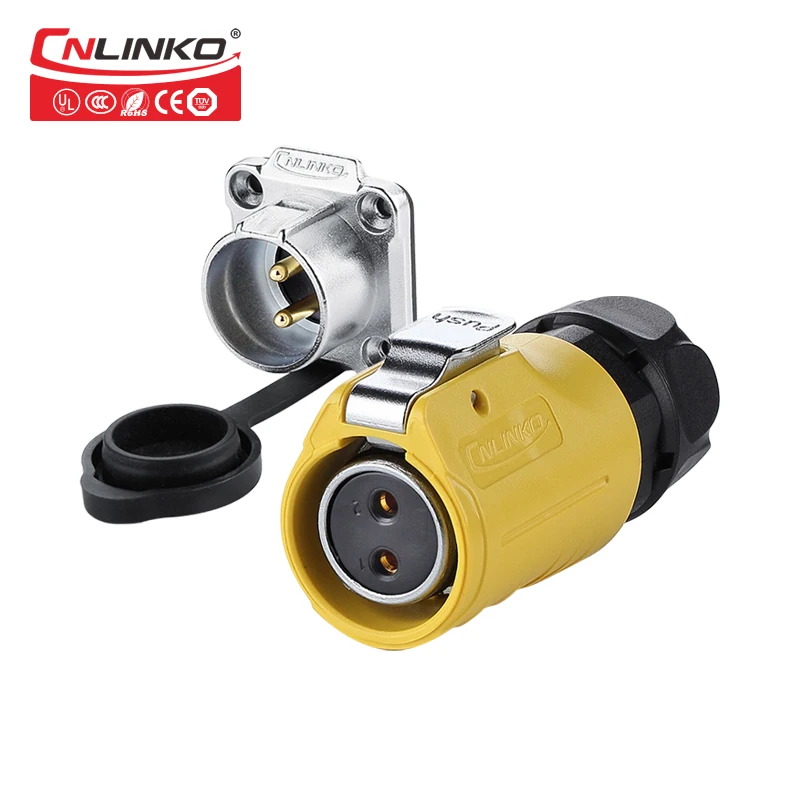 Cnlinko IP67 M20 2/3/4/5/7/9/12 контактный водонепроницаемый разъем гнездо штекер наружная/Внутренняя Панель освещение