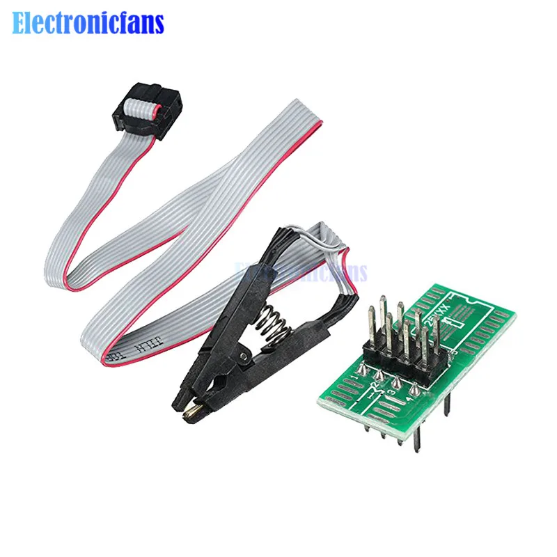 Высококачественный тестовый зажим SOIC8 SOP8 для EEPROM 93CXX/25CXX/24CXX встроенное