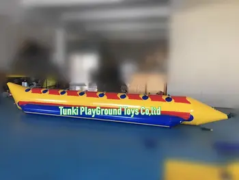 

Inflatable banana boat 8 seats water inflatable motorlaunch aquatic products