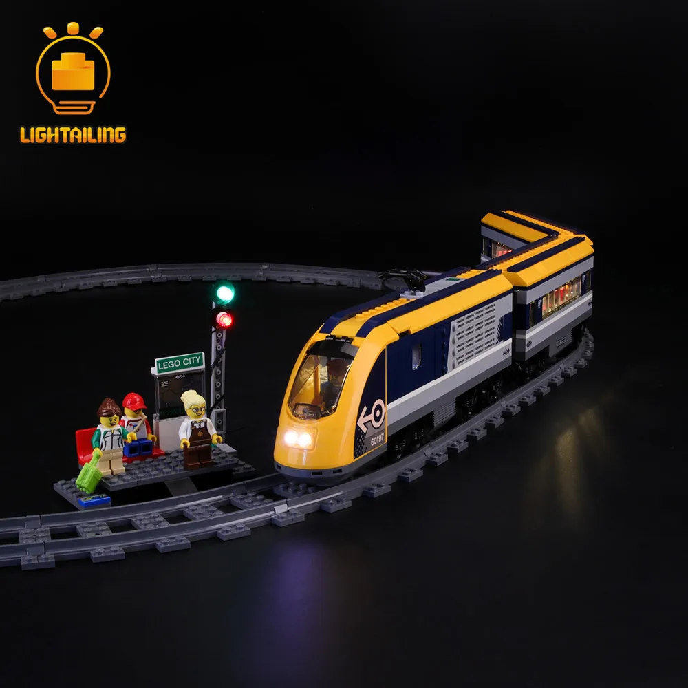 LIGHTAILING LED Light Kit For City Passenger Train Light Set Compatible With 60197(NOT Include The Model