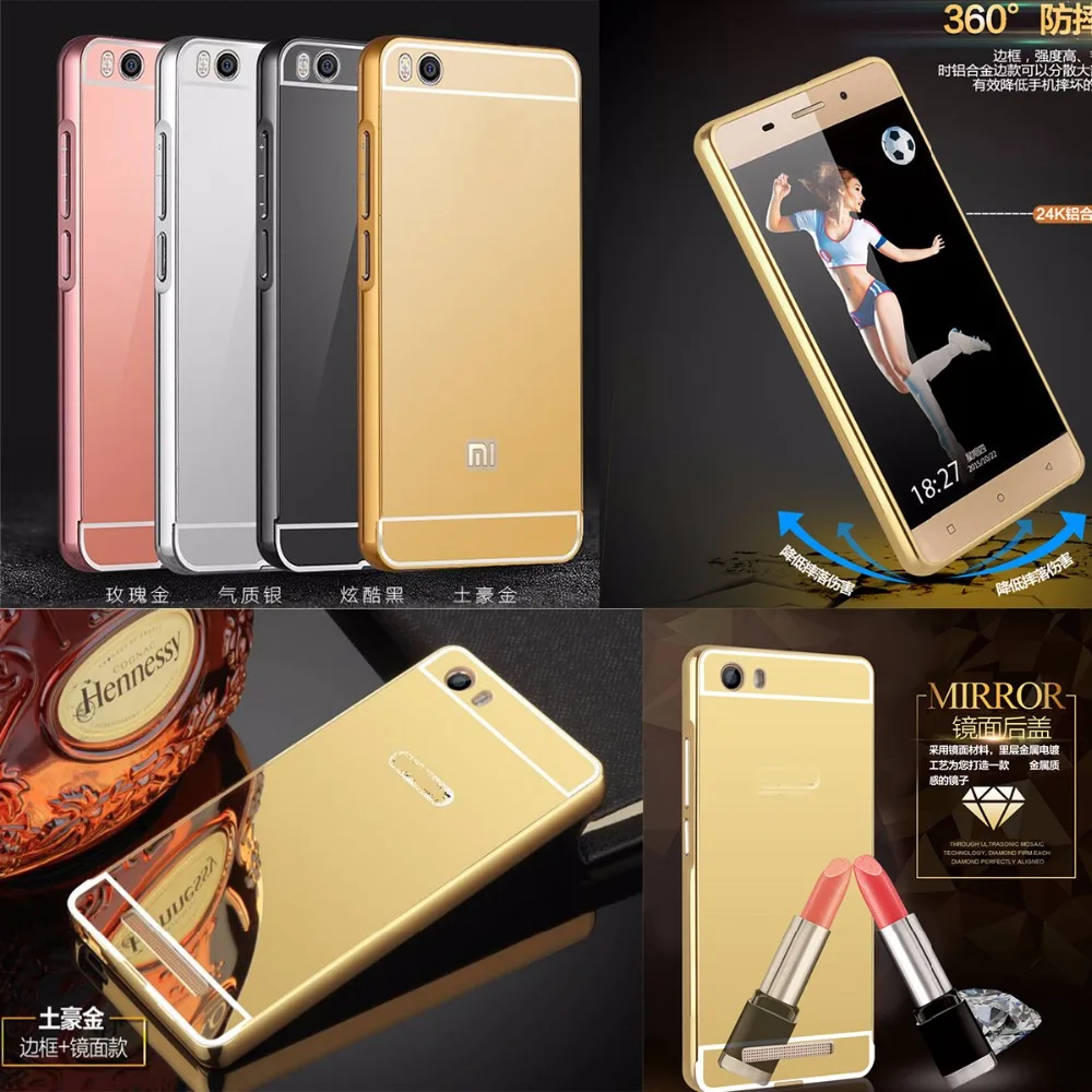 

360 Protective Shell PC Plaste Back Cover+Metal Frame Bumper For Highscreen Power Ice Back Case