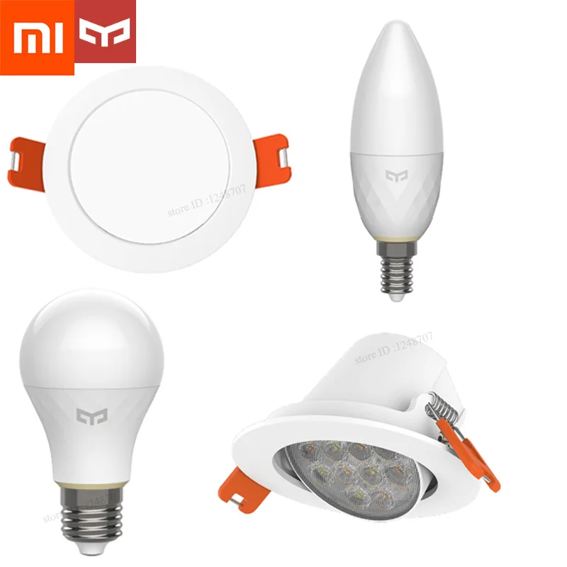 

Original Xiaomi Mijia Yeelight Smart Downlight Smart Spotlight Smart E14 Bulb Work With Yeelight Gateway for Mi Home App