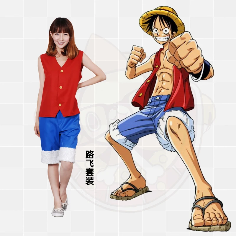 Luffy One Piece anime cosplay costume cosplay clothingin Anime