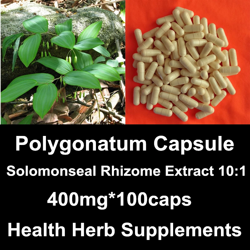 

Rhizoma Polygonati Extract Powder Capsules Sibiricum Caps Natural Herb Huang Jing Health Care Dietary Supplements Polygonatum