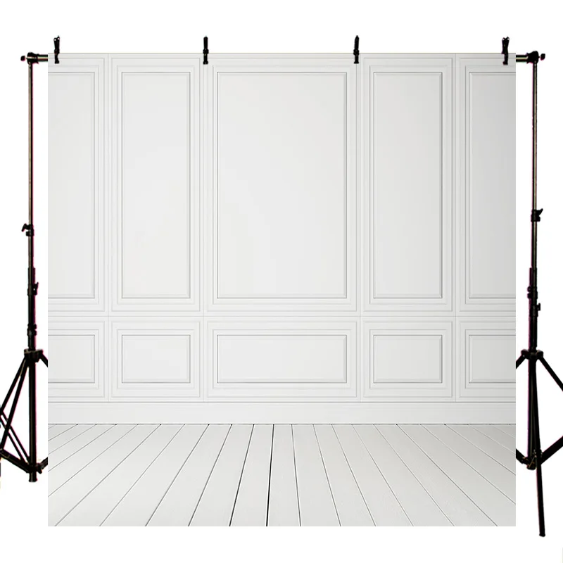 

Vinyl Photography Backdrops Wooden floor and white wall Background Computer Printed Wedding backdrops for photo Studio MR-1313