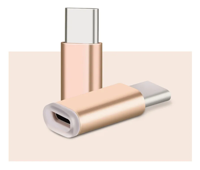 Micro USB To Type C Adapter Mini Charging Connector Type-C Adaptores Android Micro To USB C Fast Charge Support Drop Shipping (1)