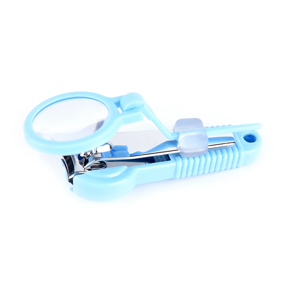 1PCS-Nail-Clipper-Cutter-with-Magnifying-Pocket-Finger-Toe-Pedicure-Care-Scissors-Tools-Glass-Trimmer-Manicure