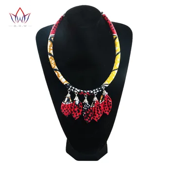 

2020 Fashion African Necklaces Africa Design Jewelry Handmade Wedding African Chain Leaves Chokers Necklaces For Women WYA46