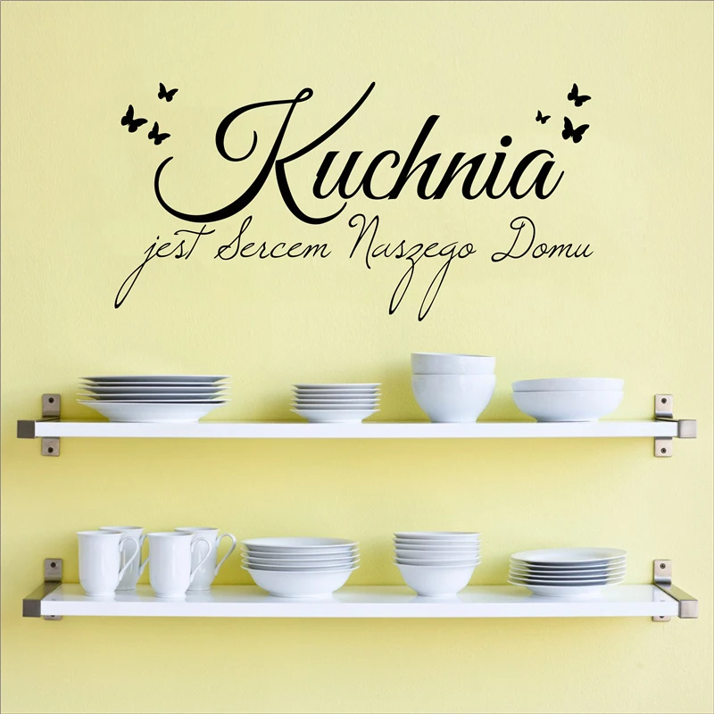 Polish sticker for kitchen decoration