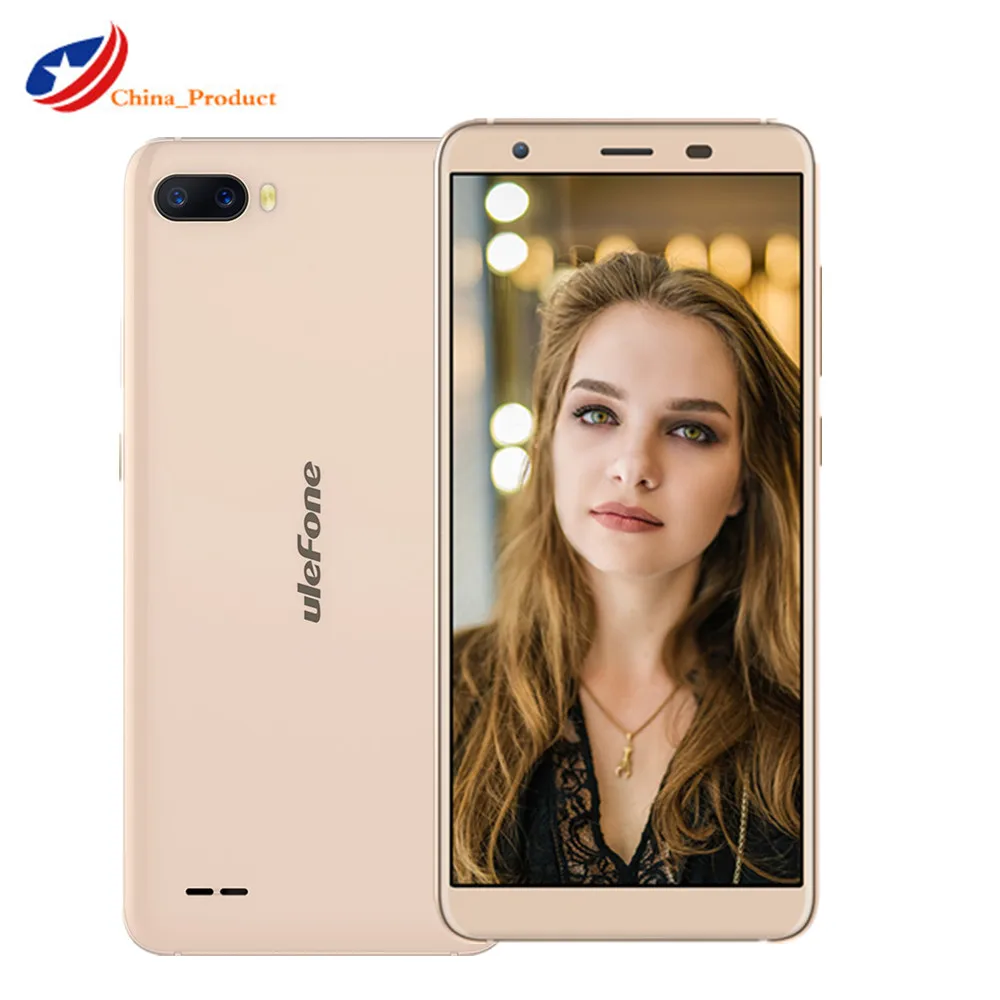 Оригинальный Новый чехол-накладка Ulefone S1 Смартфон Android 8,1 MT6580 Quad-core 1 Гб 8 Гб Две сим-карты 5,5 ''18:9 Экран 8MP 3000 мА/ч, мобильный телефон