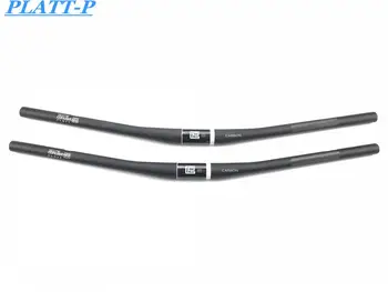 

2017 PLATT ud black full carbon fiber handlebar bike mtb road bike riser flat handlebar 9 degrees 31.8mm*580-720mm Matte+glossy.
