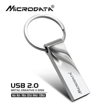 Высокоскоростной флеш-накопитель 4 ГБ, 8 ГБ, 16 ГБ, 32 ГБ, 64 ГБ, 128 ГБ, USB флеш-накопитель, флешка, металлическая флеш-карта, карта памяти