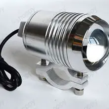 Супер яркий 30 Вт Cree U2 Светодиодный точечный светильник для велосипеда мотоцикла автомобиля лодки головной светильник Серебряный