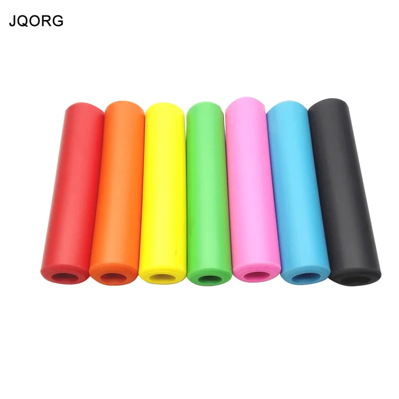 Ультра-светильник, силикагель, велосипедные ручки, 7 цветов, силиконовый материал, ручки для горного велосипеда, губка, удобные велосипедные ручки MTB