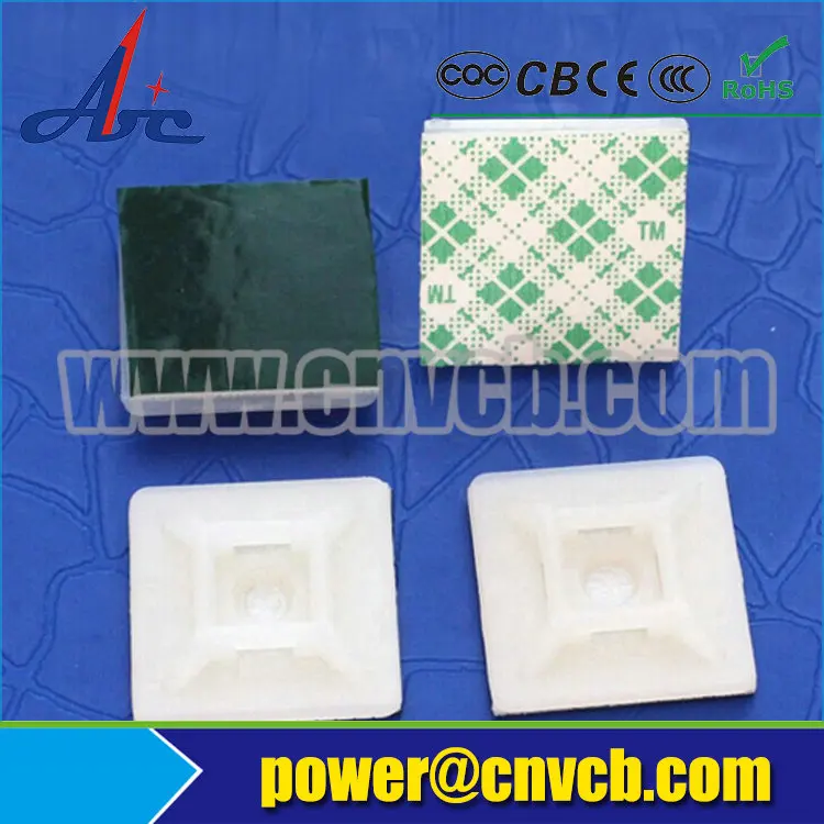

PL-0033 Self-Adhesive Tie mount Mounting base 19mm/28mm Self-Adhesive Tie mount
