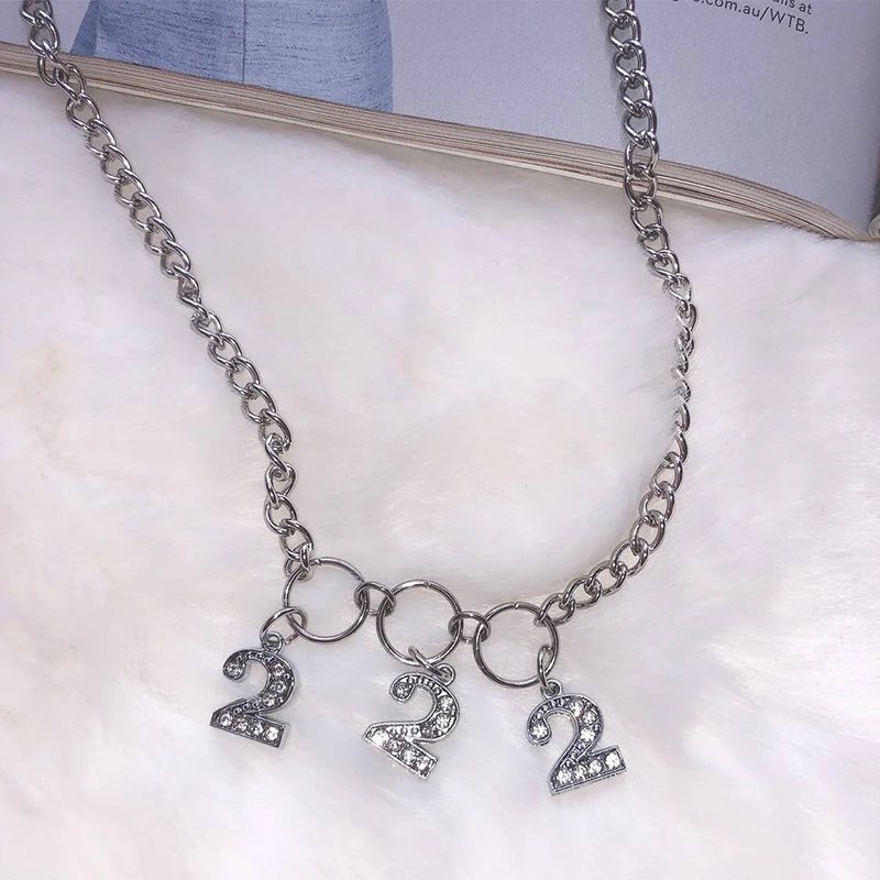 Модные стильные ожерелья в стиле Харадзюку женские чокеры из нержавеющей стали с