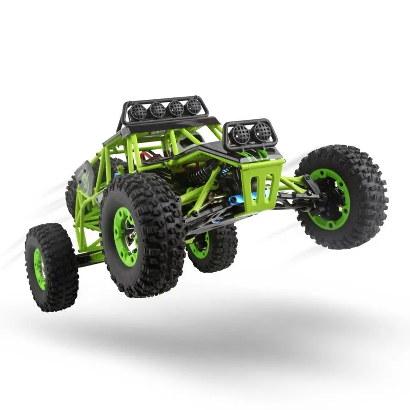Best 12428 2.4G 4WD 50KM H 112 High Speed Electric Rock Crawler Truck New Car RC Off road Car with LED Light 540 Brushed Motor RTR