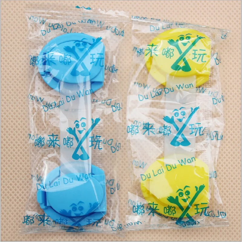 10pcs Child Safty Lock For Cabinets Children Kid Protection Sliding Window Door Cabinet Baby Angle Locks Sliding Drawers Plastic