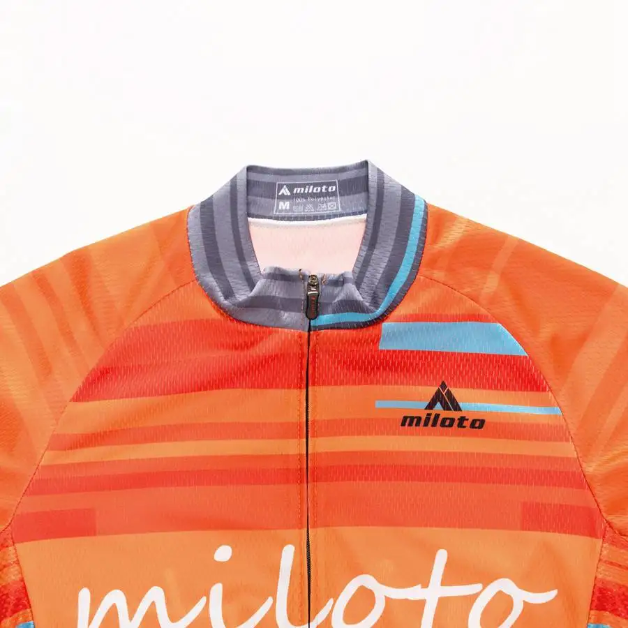 Miloto Team мужские майки для велоспорта Ropa футболка Ciclismo топы для велоспорта Одежда для велоспорта рубашки с длинным рукавом синий оранжевый