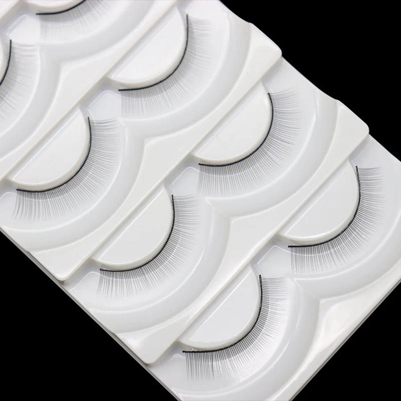 

10 pairs Eyelash Extension Practicing Teaching Individual Practice False Eyelashes Natural Training Lashes For Grafted Lashes