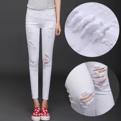 2018 новые осенние брюки-карандаш винтажные джинсы с высокой талией 2NJ001-008 Джинсы бойфренда для женщин облегающие джинсы женские брюки