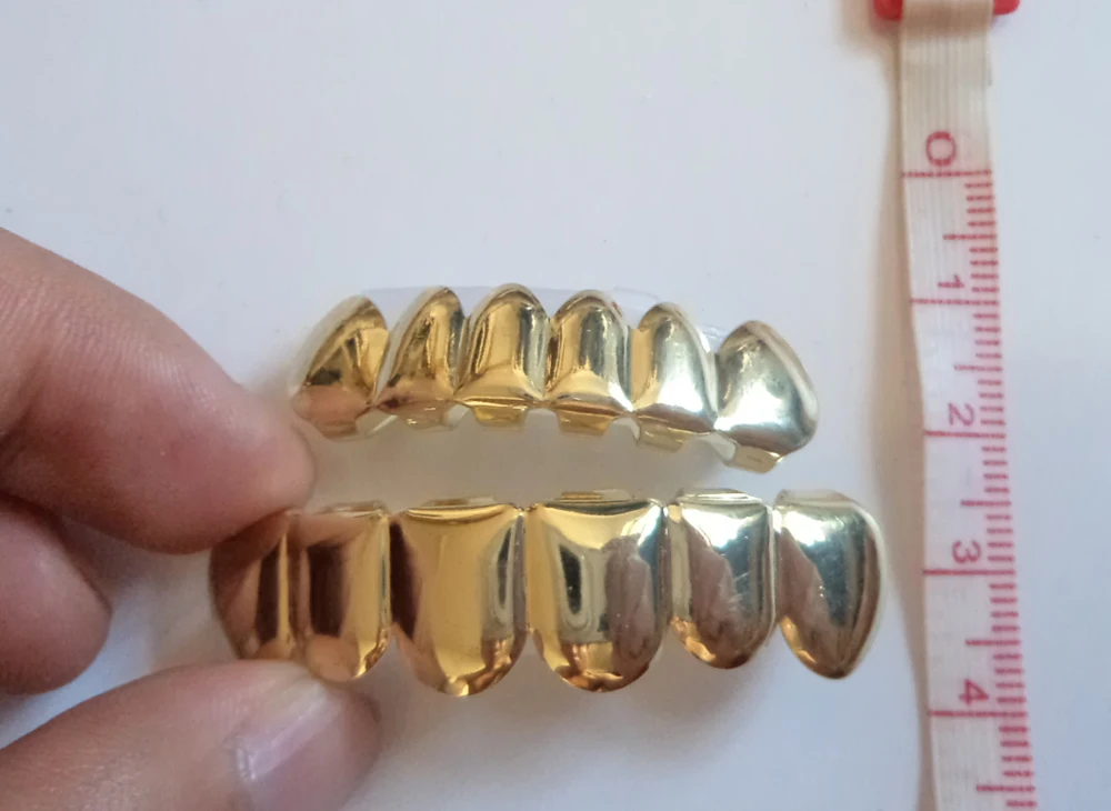 GRILLZ бренд 5 шт. решетки хип-хоп ЗУБЫ Grillz верхней и нижней гриль набор | Украшения