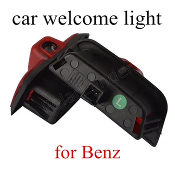 

best selling car door logo light led ghost shadow lamp welcome light for Benz interior source 2 pieces 12V 5W