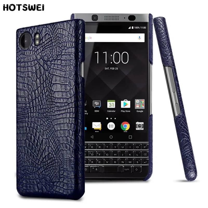HOTSWEI чехол для Blackberry KEYone роскошный крокодиловый зернистый из искусственной кожи