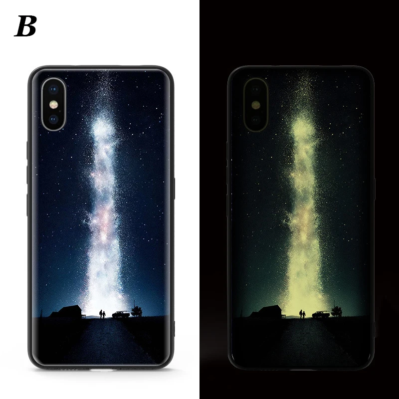 

New fashion Soft Shell TPU protection mobile phone Case For HUAWEI Nova 2S nova2S Case Back Cover Glowing Phone Case Half pack