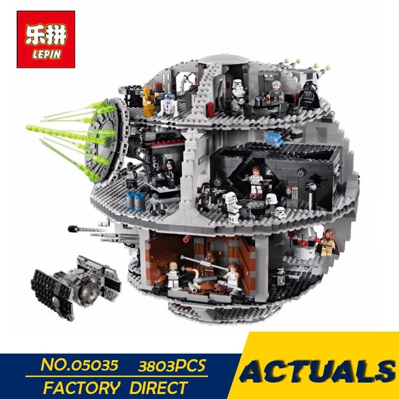 

LEPIN 05035 Star Set Wars Death 3804pcs Building Block Bricks Toys Kits Compatible with 10188 Children Educational