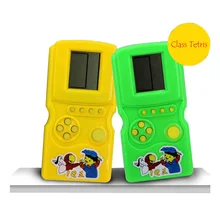 Pocket Game Console Handheld Games For Kids Classic Tetris Puzzle Portable Game Player Console De Jeux Children Toys Wholsales