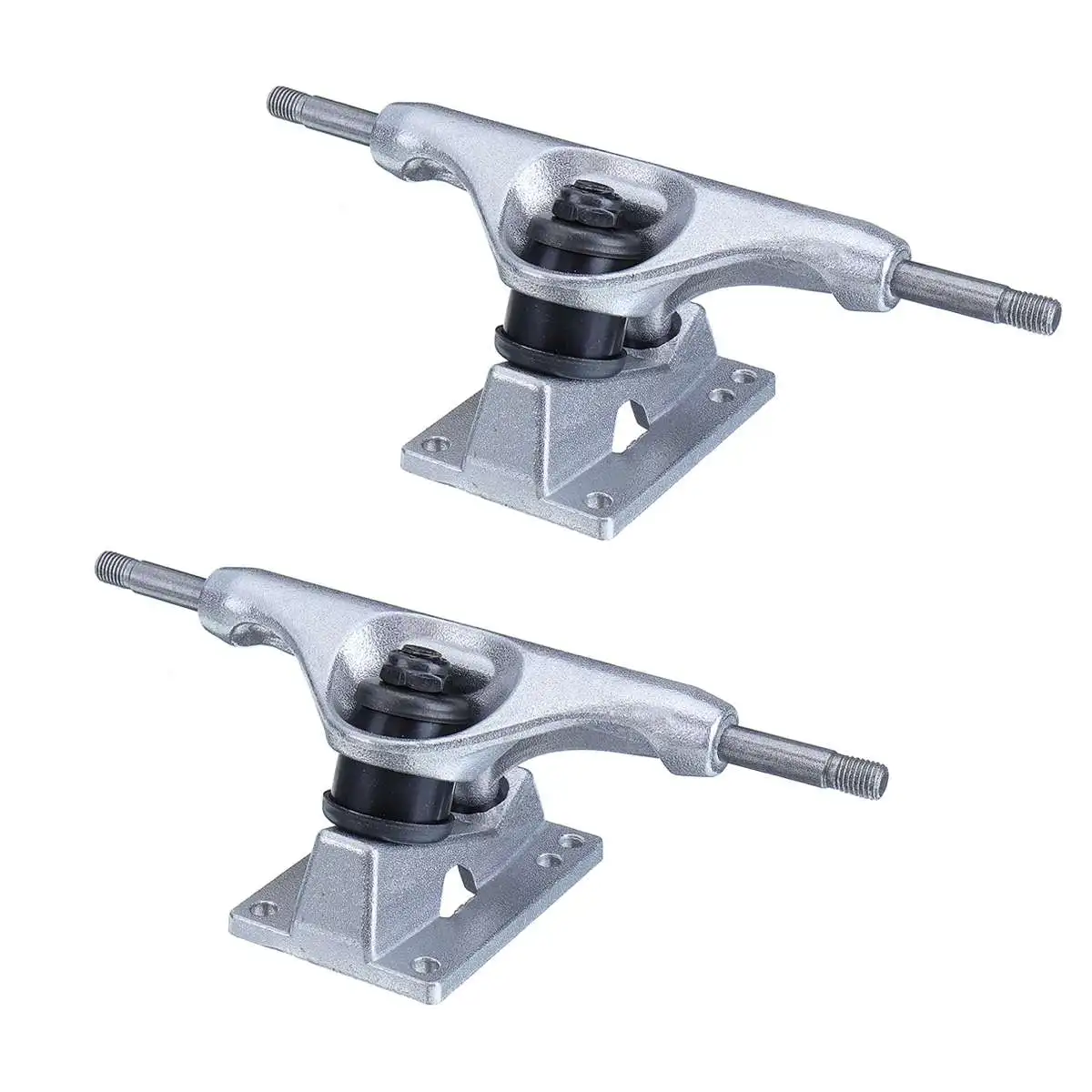 

Silver Double Rocker Profession Longboard Trucks Aluminium Electric Skateboard Ha 1 Pair 210mm 8.37''nger Parts Skate Board