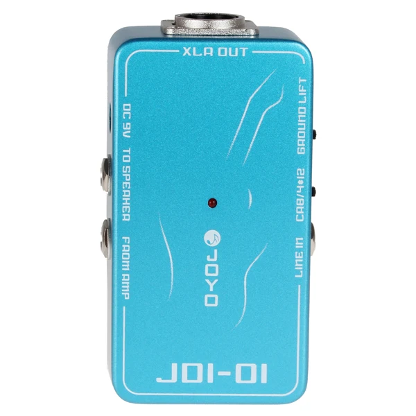 JOYO JDI-01 DI Box гитарная педаль эффектов пассивная прямая коробка усилитель имитация электрогитары аксессуары с батареей 9 в