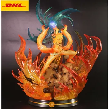 

15" NARUTO Statue Uzumaki Naruto Bust Ashura Reincarnation Full-Length Portrait kyuubi GK Action Figure Toy BOX 38CM B1190
