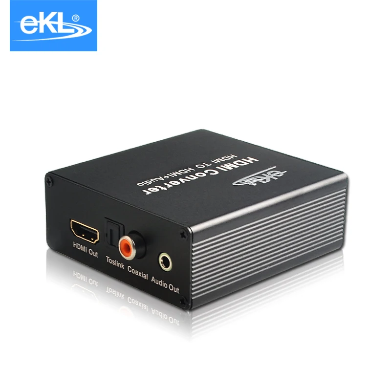 EKL 1080P HD HDMI to HDMI+AUDIO Video Converter Decoder Adapter Remove