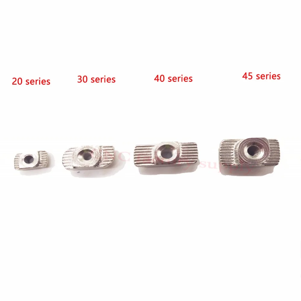 Carbon steel T type Nuts Fastener Aluminum Connector M3 M4 M5 M6 For EU Standard 3030 Industrial Aluminum Profile for Kossel Carbon steel T type Nuts Fastener Aluminum Connector M3 M4 M5 M6 For EU Standard 3030 Industrial Aluminum Profile for Kossel