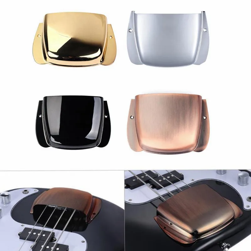 

Zinc Alloy Short Guitar Bridge Cover Protector for PB Jazz Bass Electric Bass Part Electric Guitar Parts Guitar Accessories