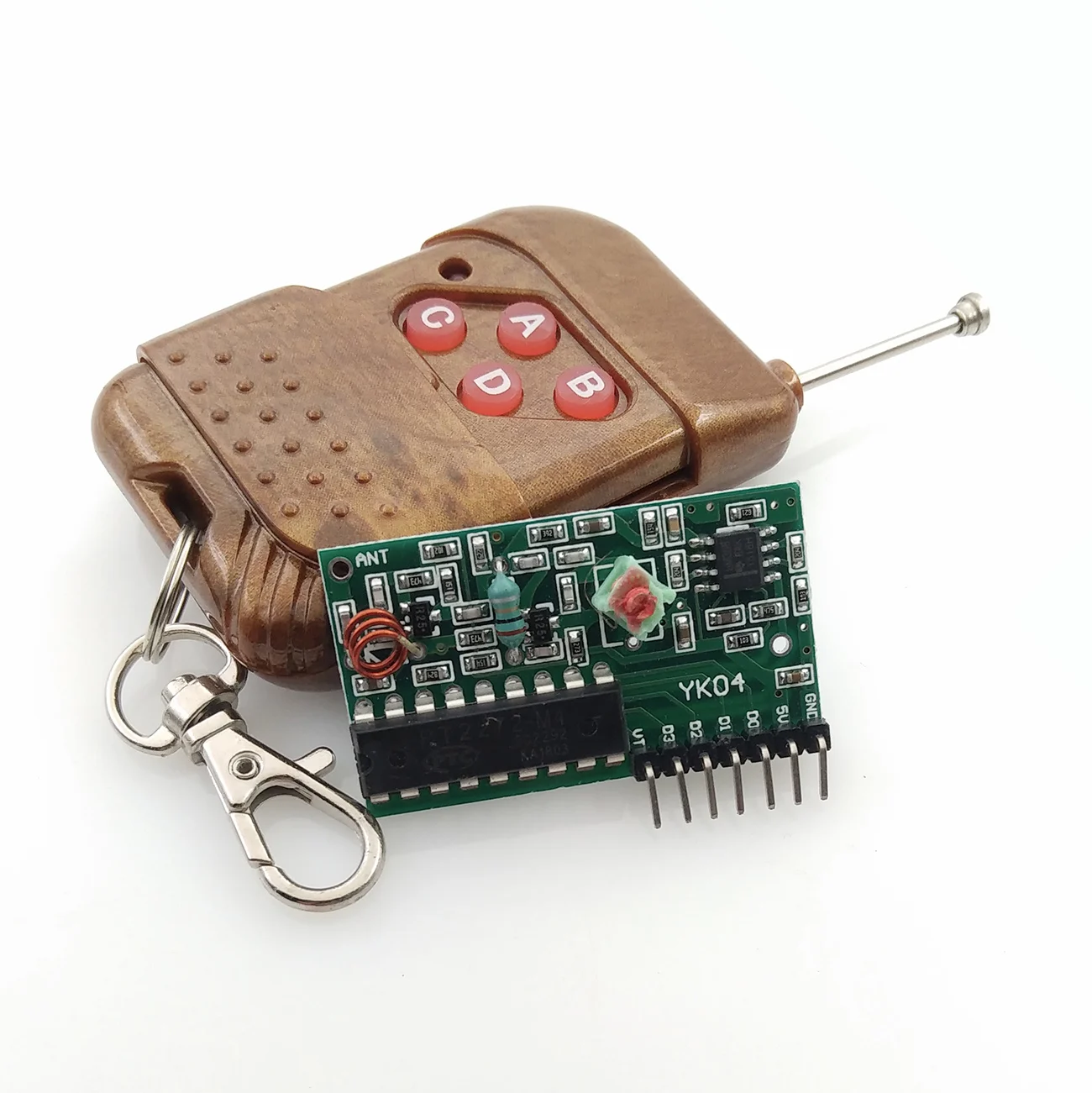 1 КОМПЛЕКТ IC 2262/2272 4 CH 315 Mhz ключевые беспроводные комплекты дистанционного