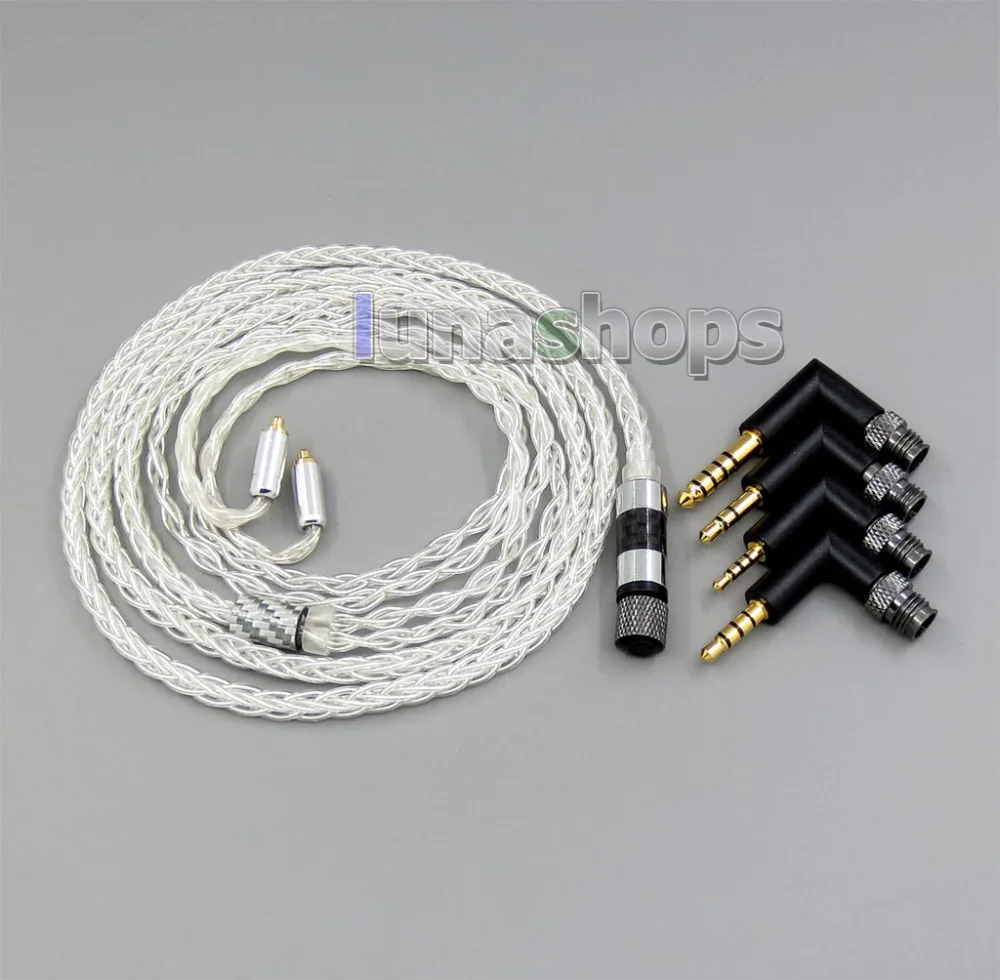 Разъем 4 в 1 8 ядер 99.99% чистый Женский кабель для Shure se535 se846 MMCX 5 6 10 12 20 BA LN006256 |