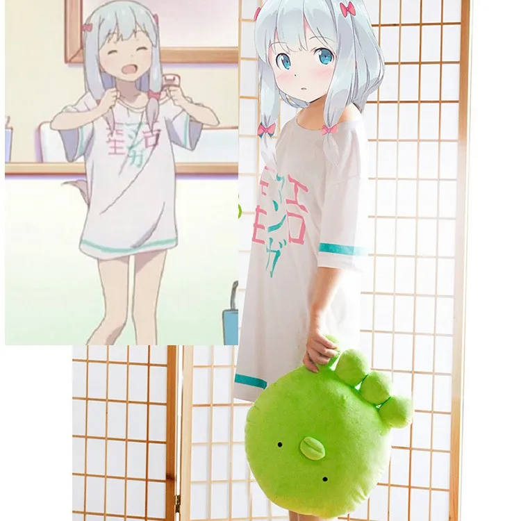 Большие размеры аниме эроманга сенсей Izumi Sagiri Косплэй костюм с плеча хлопок womeT