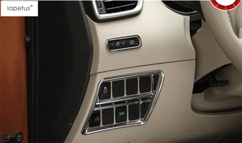 

Lapetus Bright Accessories For Nissan X-Trail XTrail T32 Rogue 2014 - 2020 Odometer+Switch Console Dashboard Button Cover Trim