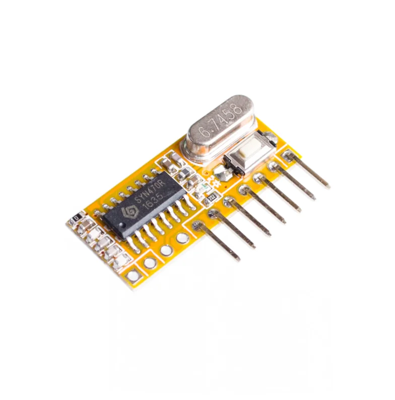 

RXC6 433Mhz Superheterodyne Wireless Receiver PT2262 Code Steady for /AVR Module With Learning Code Mode