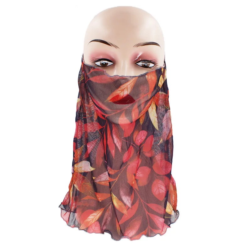 

Sunscreen Windproof Soft Women Mask Half-face Lady Mask Breathable Riding Bike Bicycle Mask Neck Protection Mask Scarf MS016