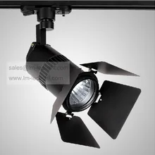 Cob Светодиодная дорожка 15 Вт 30 шт. Белый Черный Трековый светильник теплый белый 3000 К дневной белый 4000 к холодный белый 6000 К лампа Светодиодная дорожка