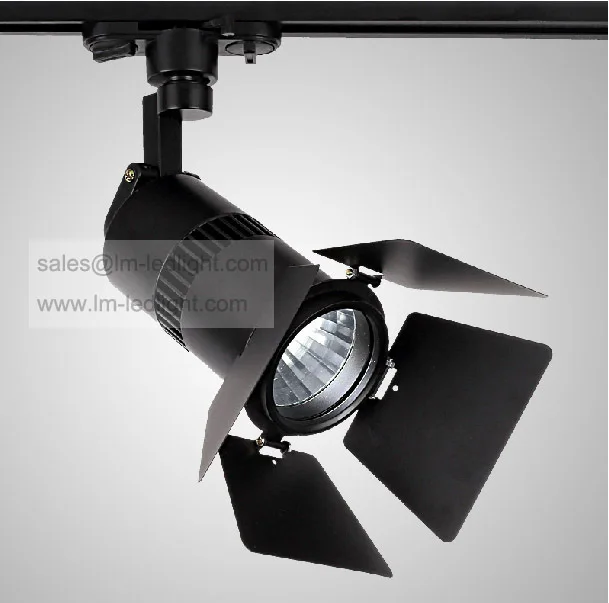 

cob led track 15W 30pcs white black track light warm white 3000K day white 4000K cold white 6000K lamp led track light
